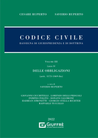 CODICE CIVILE Volume III Delle obbligazioni L IV. artt. 1173-1469-bis