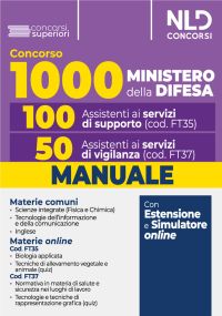 CONCORSO 1000 MINISTERO DELLA DIFESA 100 assistenti ai servizi di supporto e 50 assistenti ai servizi di vigilanza