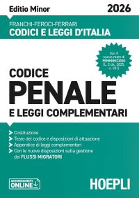 CODICE PENALE 2026 e leggi complementari Pocket