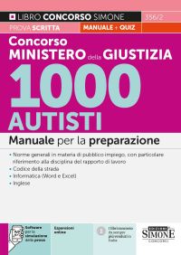 356/2 CONCORSO MINISTERO DELLA GIUSTIZIA 1000 AUTISTI