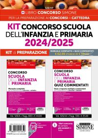 526/AP KIT CONCORSO SCUOLA DELL'INFANZIA E PRIMARIA 2024/25 Manuale Completo + Quiz Commentati