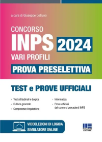 CONCORSO INPS 2024 Vari Profili - Prova Preselettiva