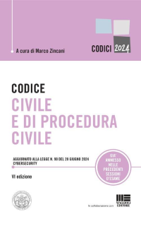 CODICE CIVILE E DI PROCEDURA CIVILE 2024