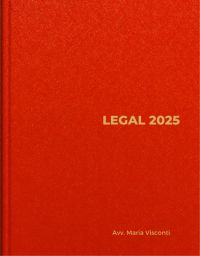 AGENDA LEGALE 2025 Rosso Passione & Oro