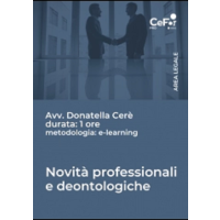 E-Learning - Novità professionali e deontologiche