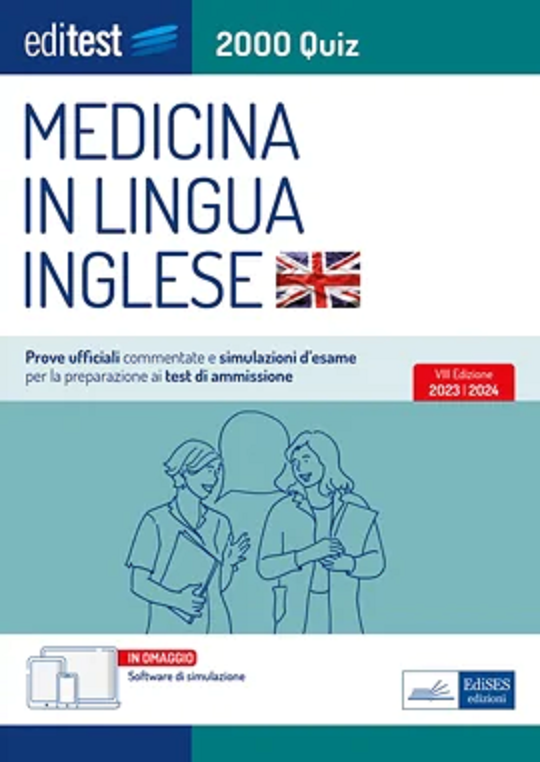 2000 quiz medicina in lingua inglese 0 9788893626163