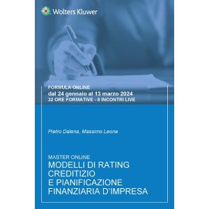 Master Modelli di rating creditizio e pianificazione finanziaria d'impresa