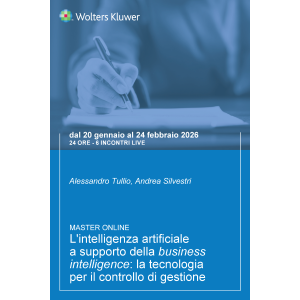 Master L'intelligenza artificiale a supporto della business intelligence: la tecnologia per il controllo di gestione