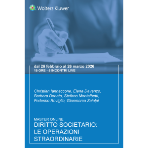 Master Diritto societario: le operazioni straordinarie