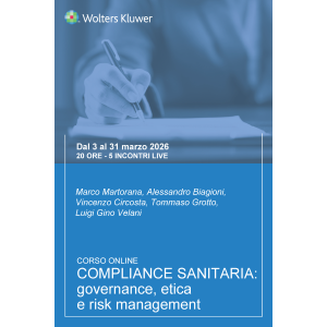Corso Compliance sanitaria: governance, etica e risk management