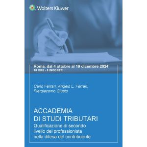 Accademia di studi tributari. Qualificazione di secondo livello del professionista nella difesa del contribuente