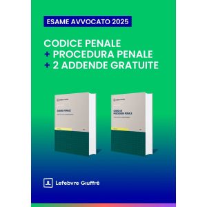 OFFERTA DUE CODICI ESAME AVVOCATO 2025 Codici Penale e Procedura Penale