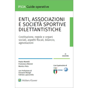 ENTI, ASSOCIAZIONI E SOCIETÀ SPORTIVE DILETTANTISTICHE