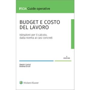 BUDGET E COSTO DEL LAVORO Istruzioni per il calcolo, dalla norma ai casi concreti