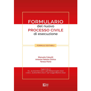 FORMULARIO DEL NUOVO PROCESSO CIVILE DI ESECUZIONE