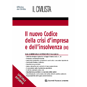 IL NUOVO CODICE DELLA CRISI D'IMPRESA E DELL'INSOLVENZA (III)