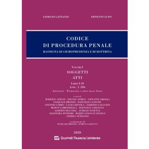 CODICE DI PROCEDURA PENALE Volume I Artt. 1-186
