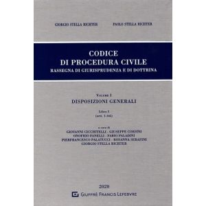 CODICE DI PROCEDURA CIVILE Volume I DISPOSIZIONI GENERALI