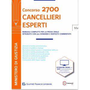 CONCORSO 2700 CANCELLIERI ESPERTI