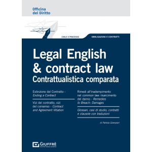 LEGAL ENGLISH E CONTRACT LAW. CONTRATTUALISTICA COMPARATA