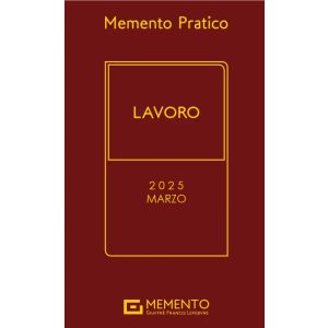 MEMENTO LAVORO 2025 Edizione di marzo