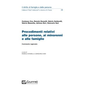 PROCEDIMENTI RELATIVI ALLE PERSONE, AI MINORENNI E ALLE FAMIGLIE