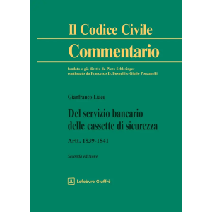DEL SERVIZIO BANCARIO DELLE CASSETTE DI SICUREZZA Artt. 1839-1841