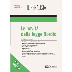 LE NOVITA' DELLA LEGGE NORDIO