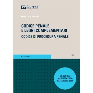 CODICE PENALE E LEGGI COMPLEMENTARI CODICE DI PROCEDURA PENALE per concorso magistratura