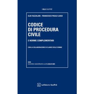 CODICE DI PROCEDURA CIVILE 2025  E NORME COMPLEMENTARI