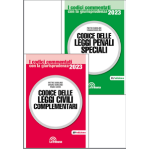 CODICE DELLE LEGGI CIVILI COMPLEMENTARI 2023 + CODICE DELLE LEGGI PENALI SPECIALI 2023