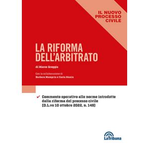 LA RIFORMA DELL'ARBITRATO