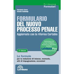 FORMULARIO DEL NUOVO PROCESSO PENALE