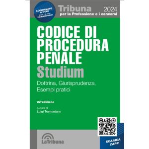 CODICE DI PROCEDURA PENALE 2024 Studium