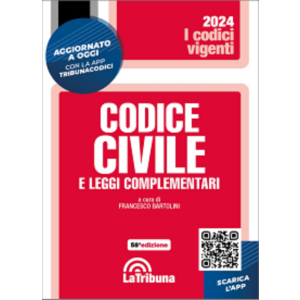 CODICE CIVILE 2024 e leggi complementari