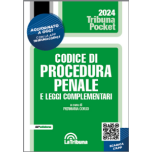 CODICE DI PROCEDURA PENALE 2024 e leggi complementari Pocket