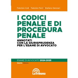 I CODICI PENALE E DI PROCEDURA PENALE 2024/2025 Annotati con la giurisprudenza per l'esame di avvocato