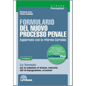 FORMULARIO DEL NUOVO PROCESSO PENALE