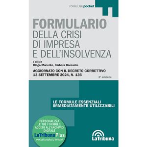 FORMULARIO DELLA CRISI  DI IMPRESA E DELL'INSOLVENZA