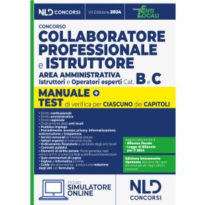 COLLABORATORE PROFESSIONALE E ISTRUTTORE DELL'AREA AMMINISTRATIVA - Cat. B e C