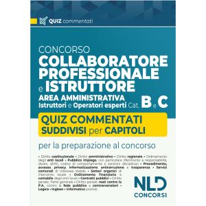 CONCORSO COLLABORATORE E ISTRUTTORE DELL'AREA AMMINISTRATIVA CAT. B E C