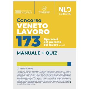 CONCORSO VENETO LAVORO 113 OPERATORI DEL MERCATO DEL LAVORO