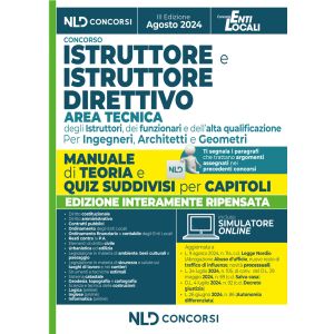 CONCORSO ISTRUTTORE E ISTRUTTORE DIRETTIVO 2024 Area tecnica