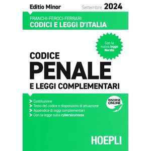 CODICE PENALE 2024 e leggi complementari Pocket