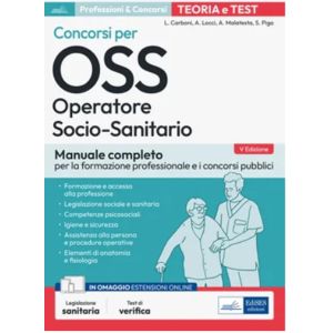 CONCORSI OSS Operatore Socio-Sanitario