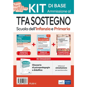 *KIT DI BASE AMMISSIONE AL TFA SOSTEGNO Scuola dell'Infanzia e Primaria