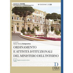 ORDINAMENTO E ATTIVITÀ ISTITUZIONALI DEL MINISTERO DELL'INTERNO