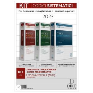 KITI CODICI SISTEMATICI 2023 Codice civile, codice penale e codice amministrativo