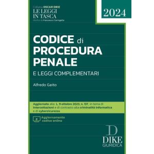 CODICE DI PROCEDURA PENALE 204 e leggi complementari