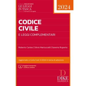 CODICE CIVILE E LEGGI COMPLEMENTARI 2024 pocket